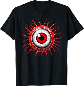 Eyeball Scary Red Veins Eyeball T-Shirt