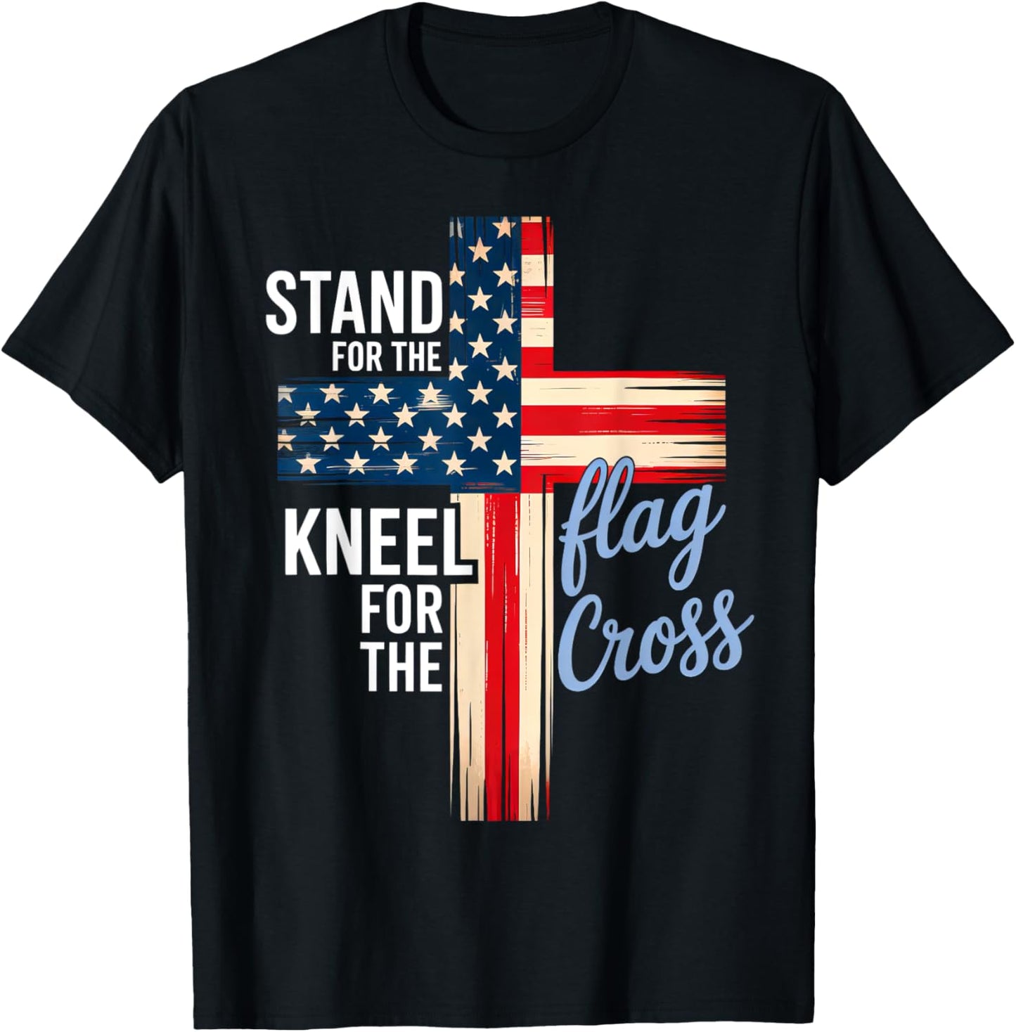 Usa Flag Religious Quote 4th Of July Christian Faith Patriot T-shirt