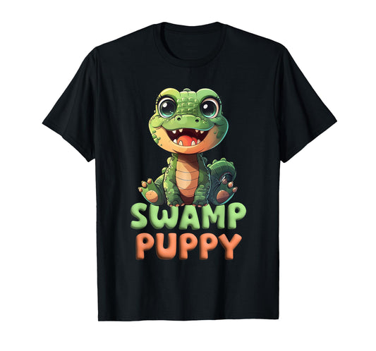 Swamp Puppy Alligator Lover T-Shirt – Funny Gator T-Shirt