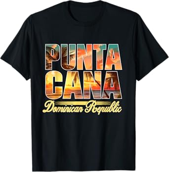 Punta Cana Sunset Beach Shirt Dominican Republic Vacation T-Shirt for Men Women Girls Kids