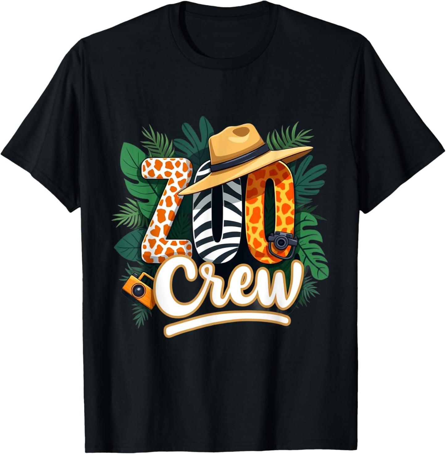 Zoo Crew Safari Adventure Wildlife Expedition Trip Animals T-Shirt