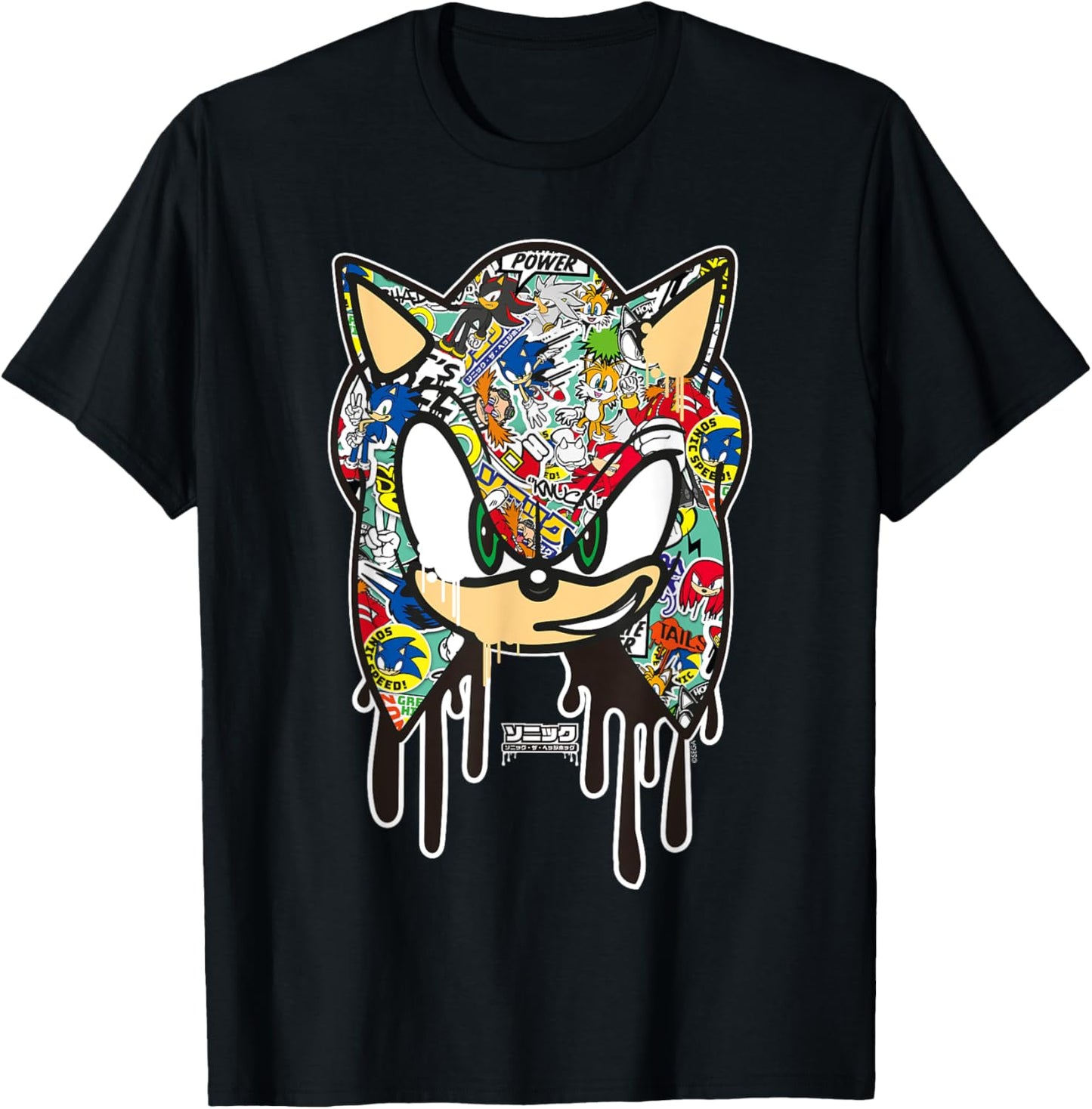 Sonic the Hedgehog - Sticker Sonic T-Shirt