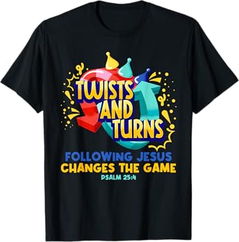 Twists and Turns Vbs Vibes Christian Games Board Funny T-Shirt