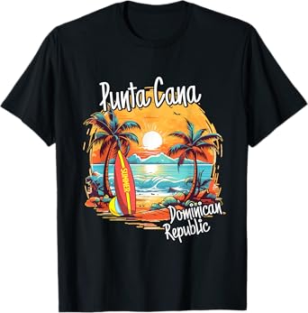 Punta Cana Vacation Dominican Republic Beach Family Trip T-Shirt