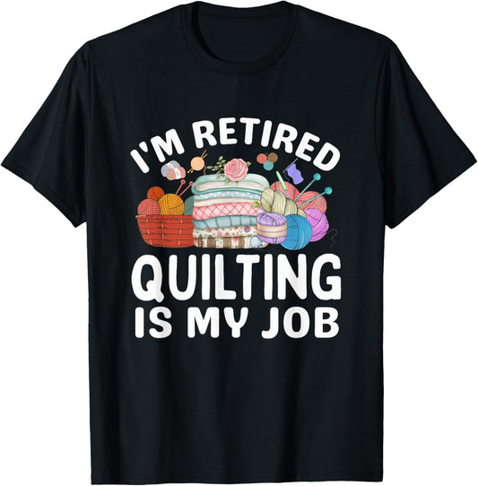 Cool Quilting Shirt For Women Mom Grandma Sewer Quilter T-Shirt
