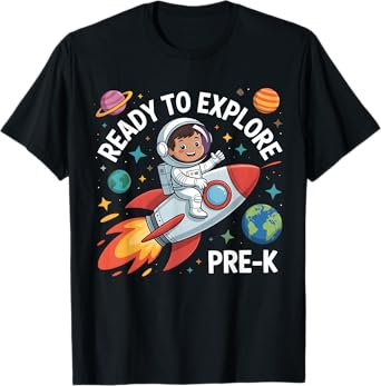 Ready to Explore Pre-K First Day Of Preschool Back To School T-Shirt