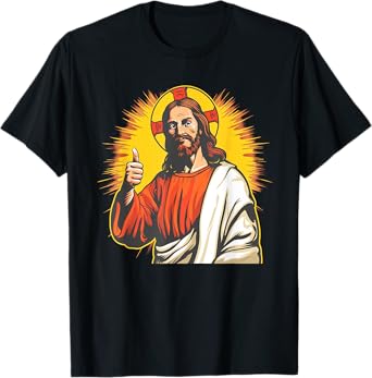 Amazing Jesus with Thumb up for Boys and Girls T-Shirt