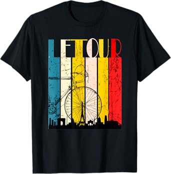 Retro Vintage Tour Cycling Tour France Cycling Fan T-Shirt