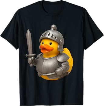 Knight Rubber Duck Ducky Duckie Men Women Kids T-Shirt