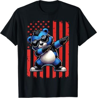 Graphic Bear Cubs Retro Bear Cubs Dabbing T-Shirt