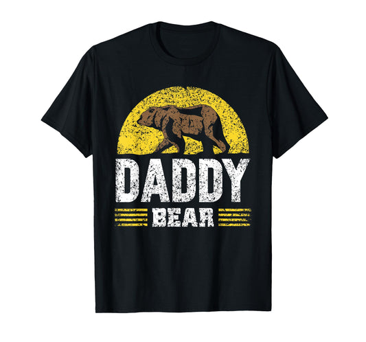 Daddy Bear Lover Animal Pun Bears Bear Dad Father Papa T-Shirt