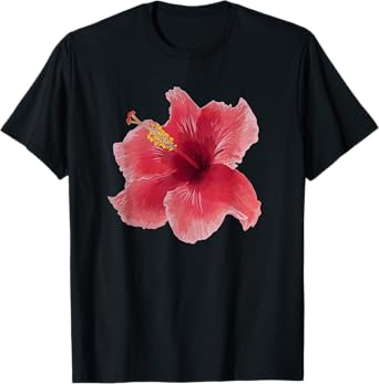 Hibiscus Flower, Tee Coquette 90s Vintage Funny Gift Co T-Shirt