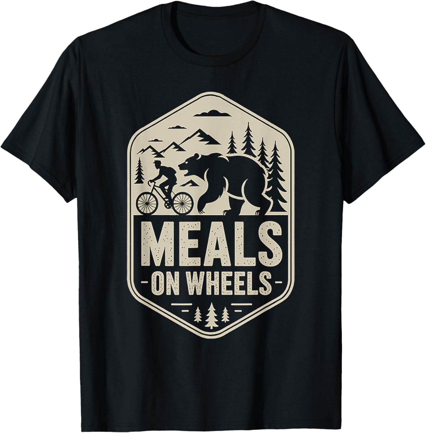 Meals On Wheels Funny Beer Biker T-Shirt