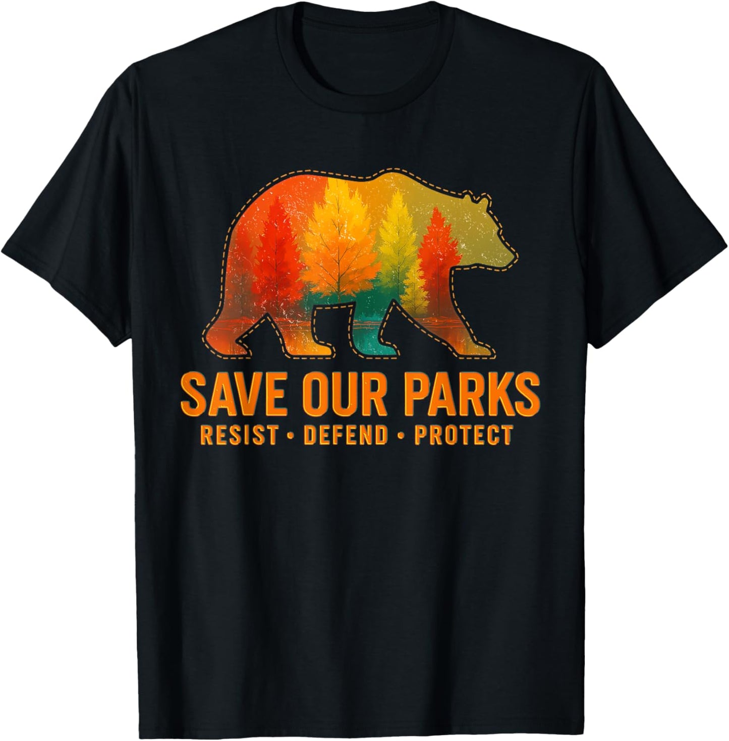 Vintage Save Our Parks Resist National Park Protect ALT US T-Shirt