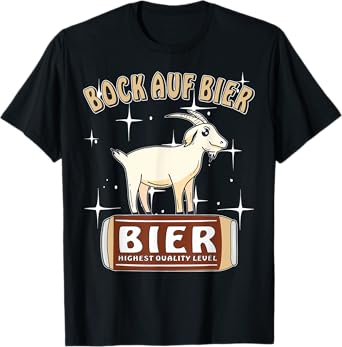 Bock auf Beer Bock Beer Drinker Beer Can T-Shirt