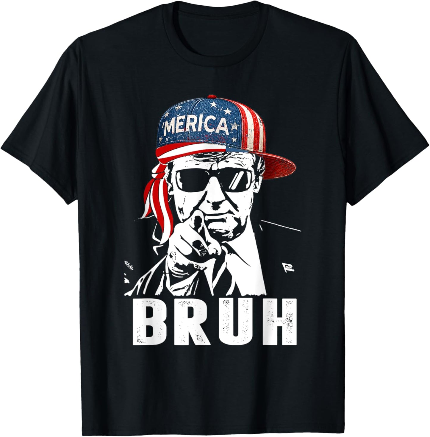 Bruh Merica 4th Of July 2025 Men Women Fourth Of July T-shirt