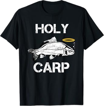 Holy Carp - Funny Carp Fishing T-Shirt