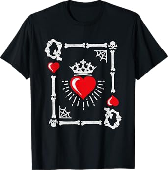 Queen of Hearts Card Costume - Halloween Queen of Hearts T-Shirt