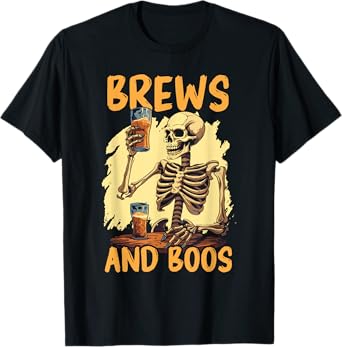 Halloween Beer Drinker Trick Or Treat Spooky Alcoholic T-Shirt