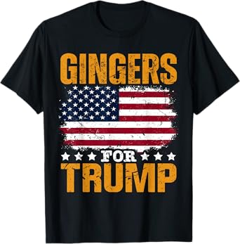 Gingers for Trump Patriotic T-Shirt