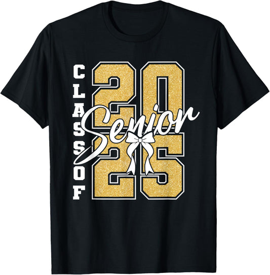 Class of 2025 Senior 2025 Graduation Funny Mens Womens Kids T-Shirt