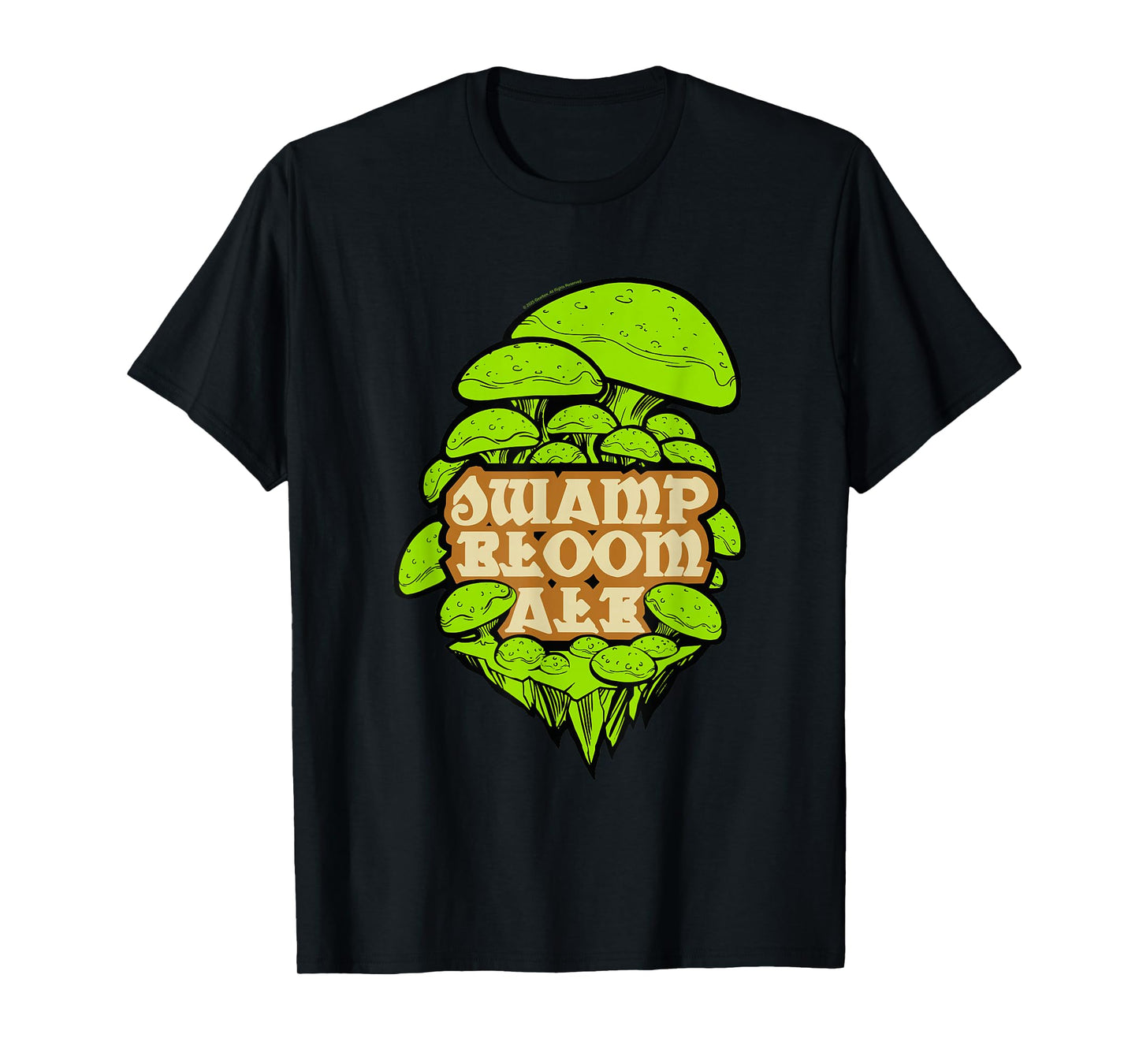 Borderlands Swamp Bloom Ale Mushroom Logo Video Game T-Shirt