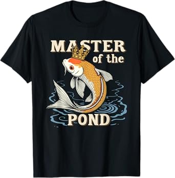 Koi Fish Keeper Koi Pond Lover and Ornamental Fish Hobbyist T-Shirt