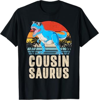 Cousinsaurus T Rex Dinosaur Cousin Saurus Family Matching T-Shirt