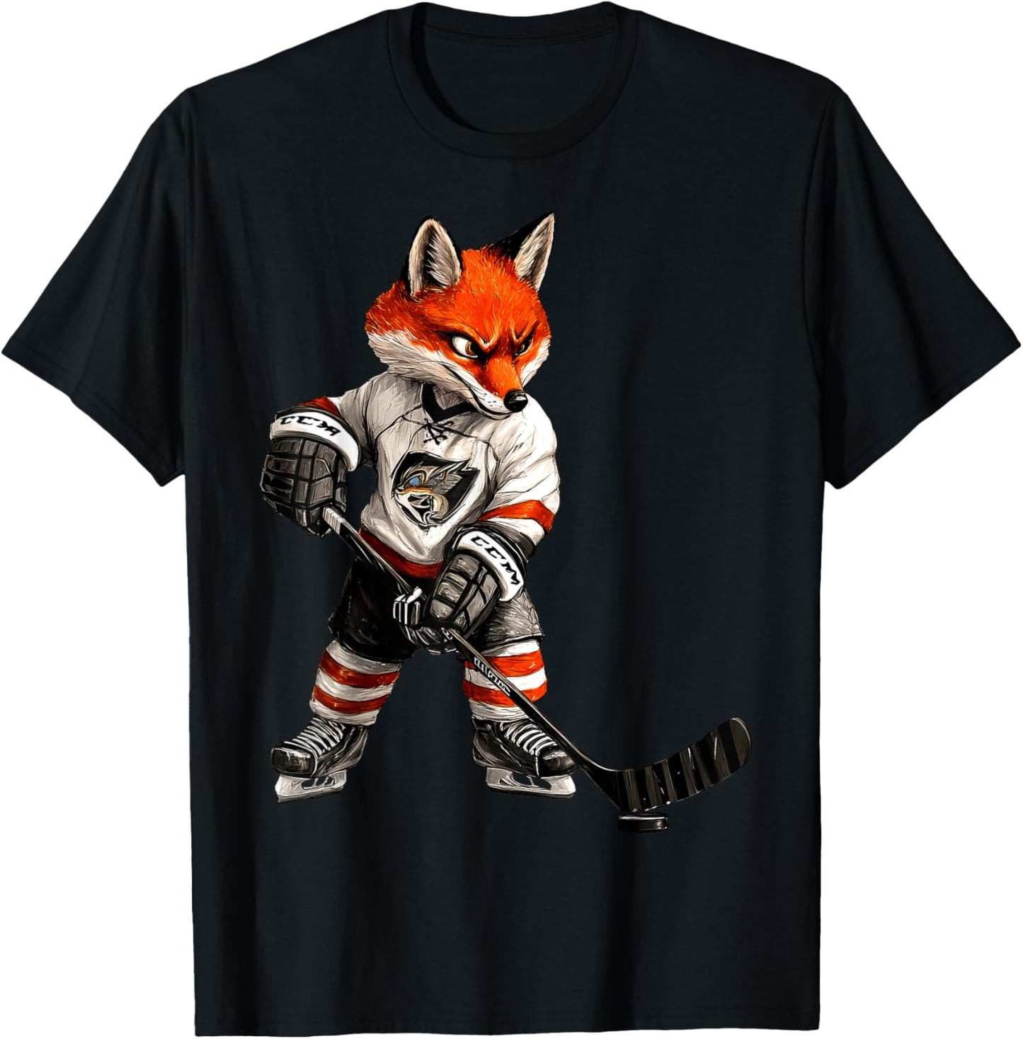 Ice Hockey Fox T-Shirt