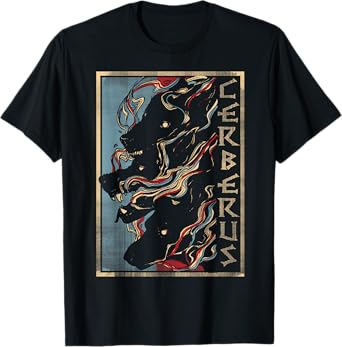 Cerberus in greek mythology mythical creature tee T-Shirt