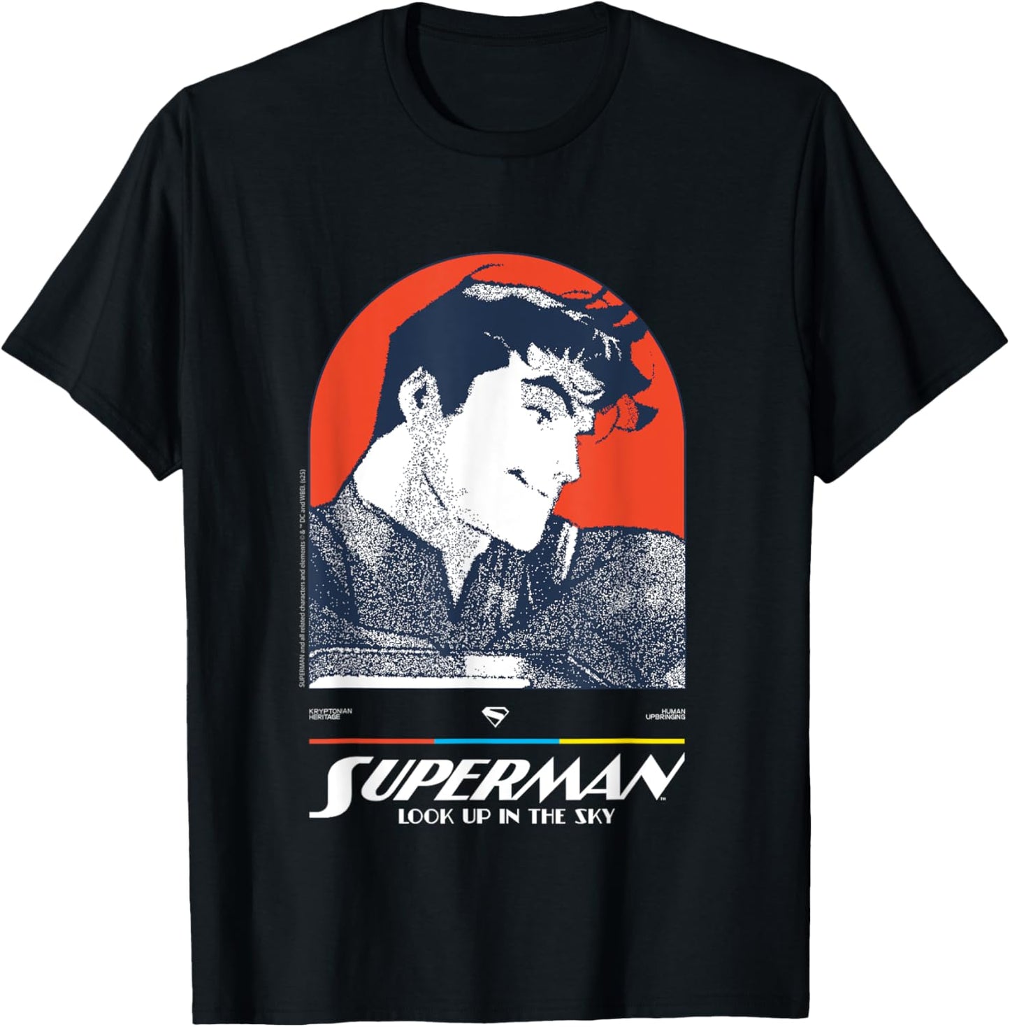 Superman Look Up In The Sky Iconic Hero T-Shirt