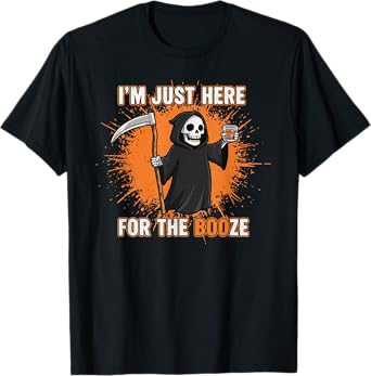 Boo-Halloween Booze, Men's Costume Whiskey Halloween T-Shirt