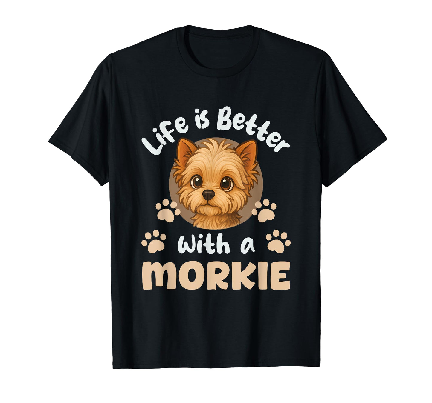 Morkie Owner Lover Mom Dad Parent T-Shirt