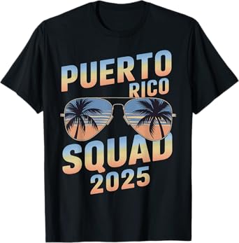 Family 2025 Matching Puerto Rico Family Trip Vacation 2025 T-Shirt