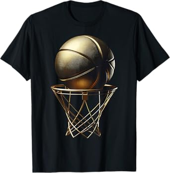 Basketball Player Trophy Game Coach Sports Lover T-Shirt