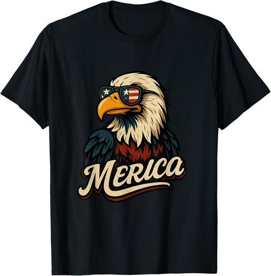 American Eagle 4th July Merica Usa Men Women Children Tee T-shirt