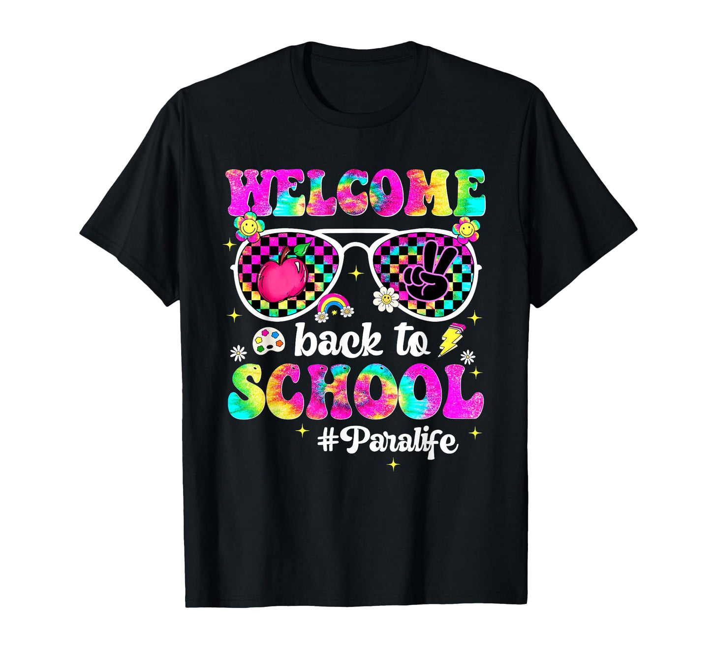 Welcome Back To School Para Sunglasses First Day Of School T-Shirt