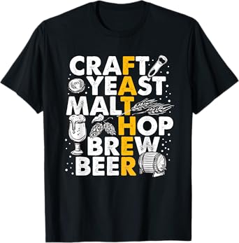 Brew Dad Beer Brewer Brewing Father Gift T-Shirt