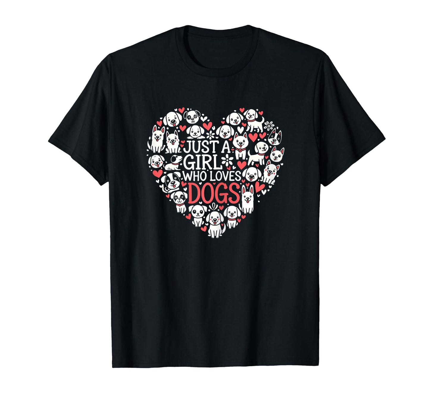 Cute Dog Lover Cute Puppy Girl Design T-Shirt