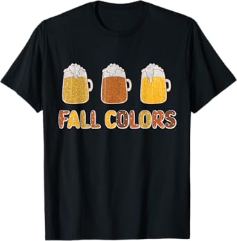 Autumn Brewfest Craft Beer Vintage Fall Colors T-Shirt