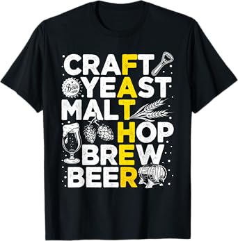 Brew Dad Beer Brewer Brewing Father's Day Daddy Papa T-Shirt