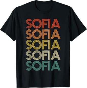 Sofia Vintage Retro T-Shirt