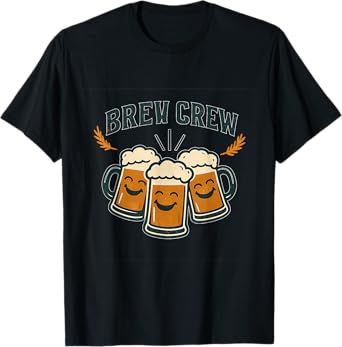 Brew Crew Craft Beer Celebration Graphic T-Shirt