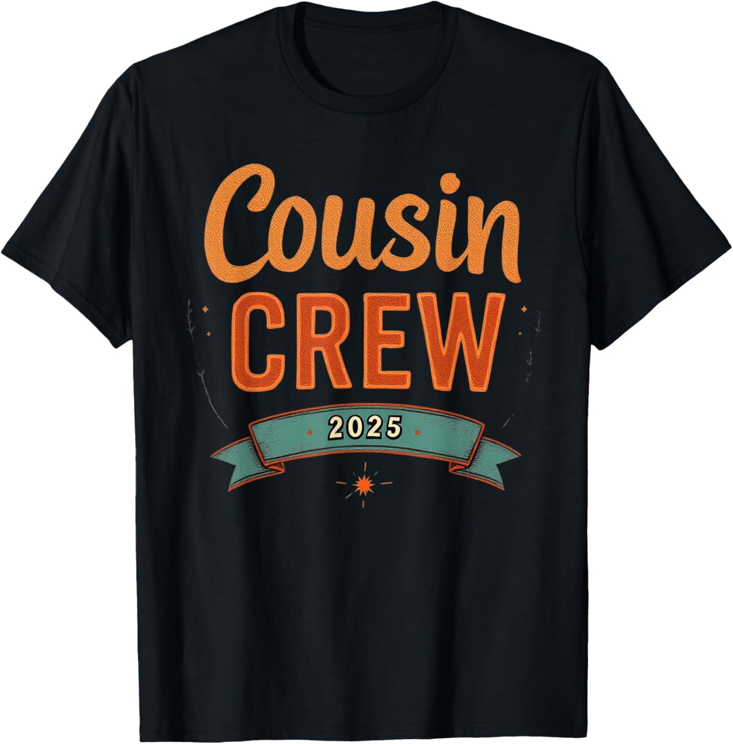 Cousin Crew 2025 Summer Vacation Beach Family Trip Memory T-Shirt