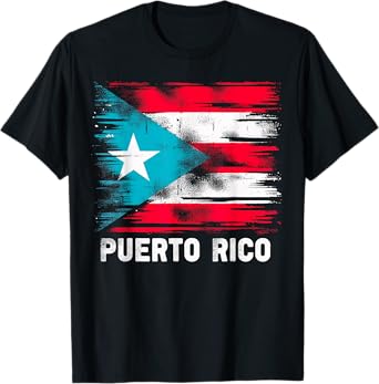 Puerto Rico Flag Hispanic Boricua Rica Heritage Month T-Shirt