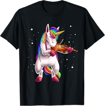 Cool Violin For Women Girls Kids Viola Lover Music Player T-Shirt