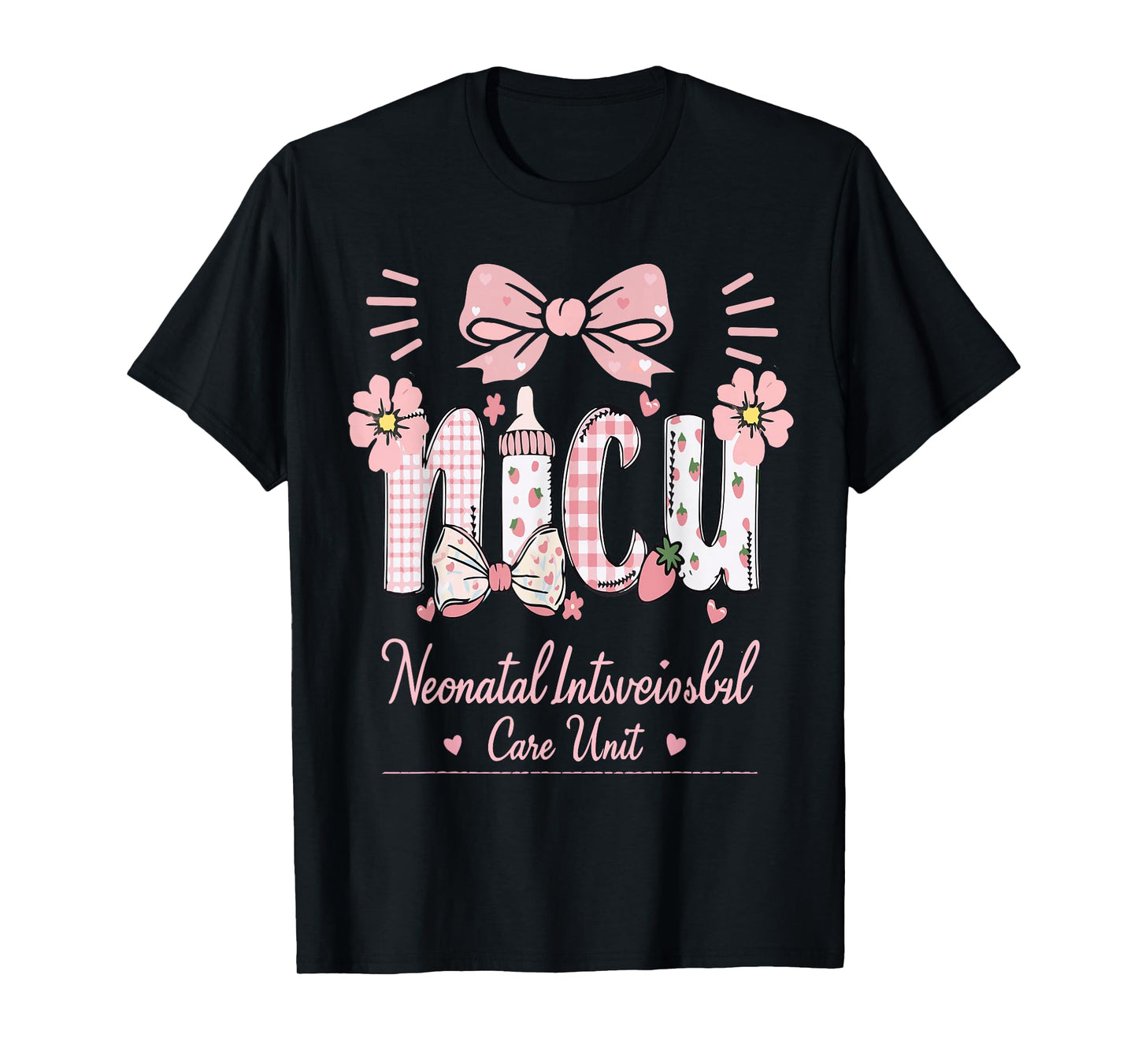 Coquette Nurse Fall Thanksgiving NICU Nurs Week Neonatal T-Shirt