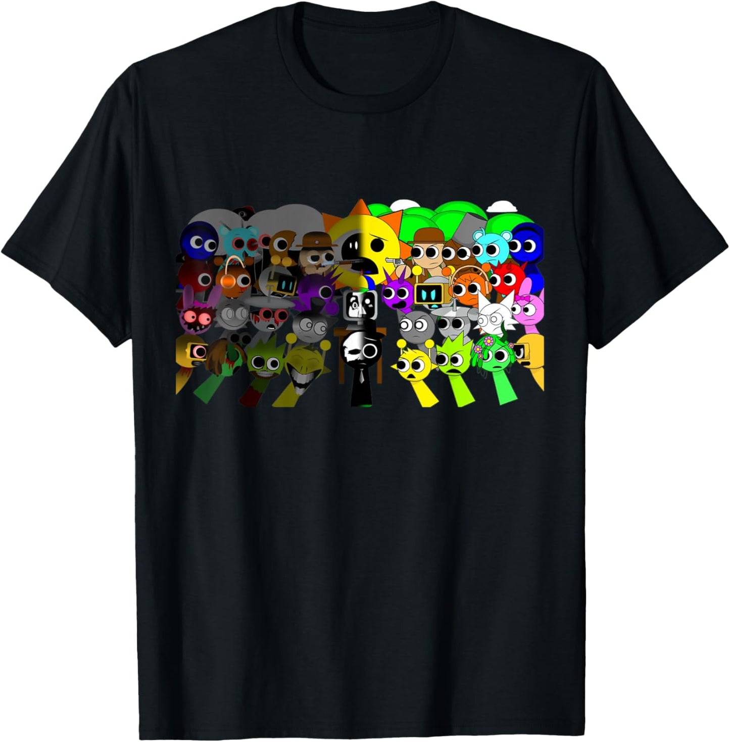 Sprunky Fight! | Simon Jevin Funbot Oren Pinki Tunner T-Shirt