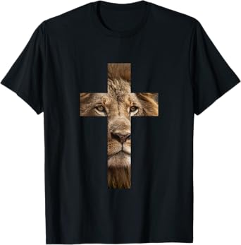 Lion Cross King Lord Jesus Bible Judah T-Shirt