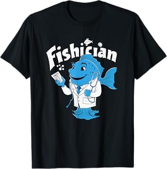 Fishician Funny Fish Doctor Medical Professional T-Shirt
